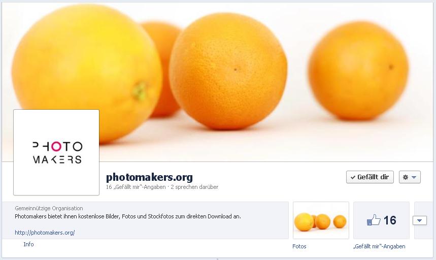 Photomakers jetzt auch auf Facebook